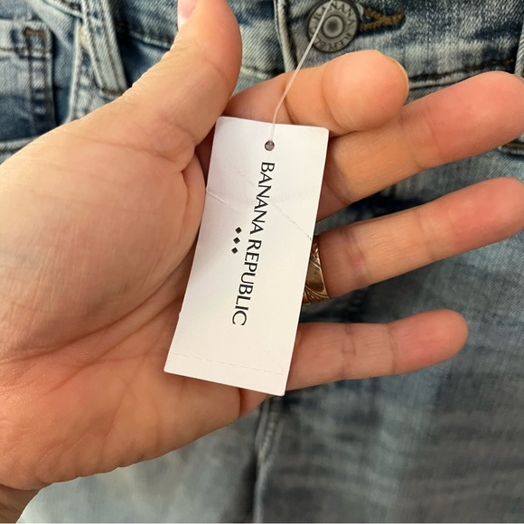 π Banana Republic Light Wash Cropped Bootcut Jeans Sz 28/6 | NWT Modern Denim - Picture 4 of 6